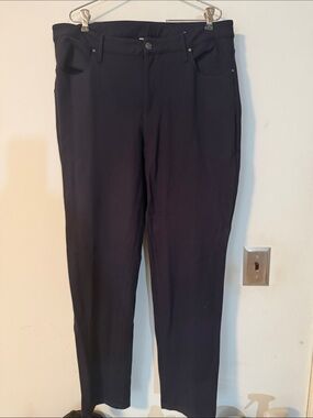 Chico’s Ponte Slim Leg Pants Navy Blue Size 2.5R (US 14R)